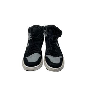 DC Shoes Hi-Top Athletic Sneaker Black Gray Mens 10.5